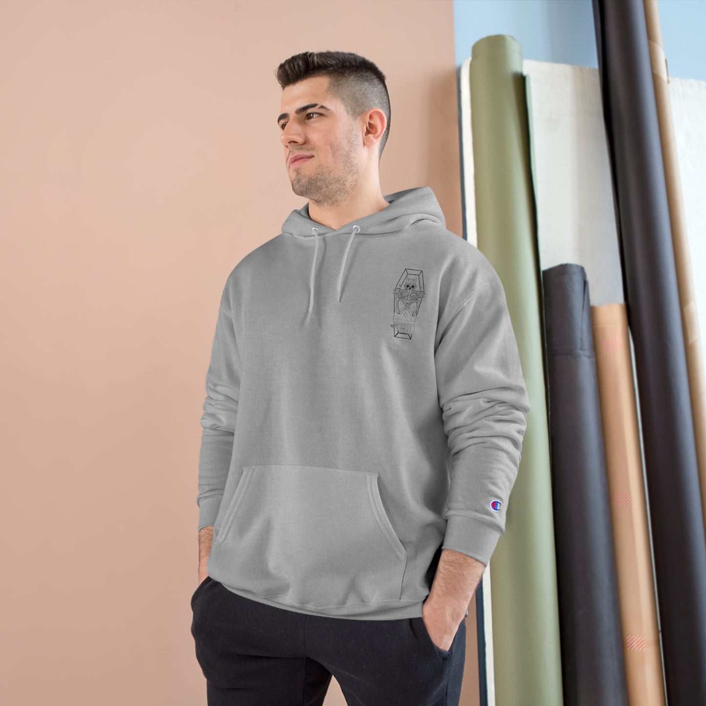 Demons in the water 2  coffinChampion Hoodie