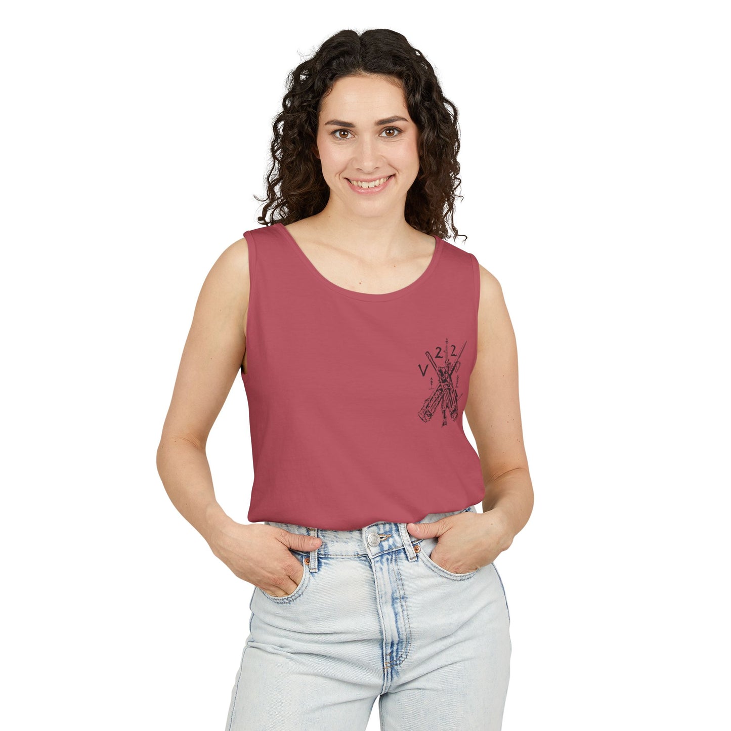 V22 heavy guns black Tank Top