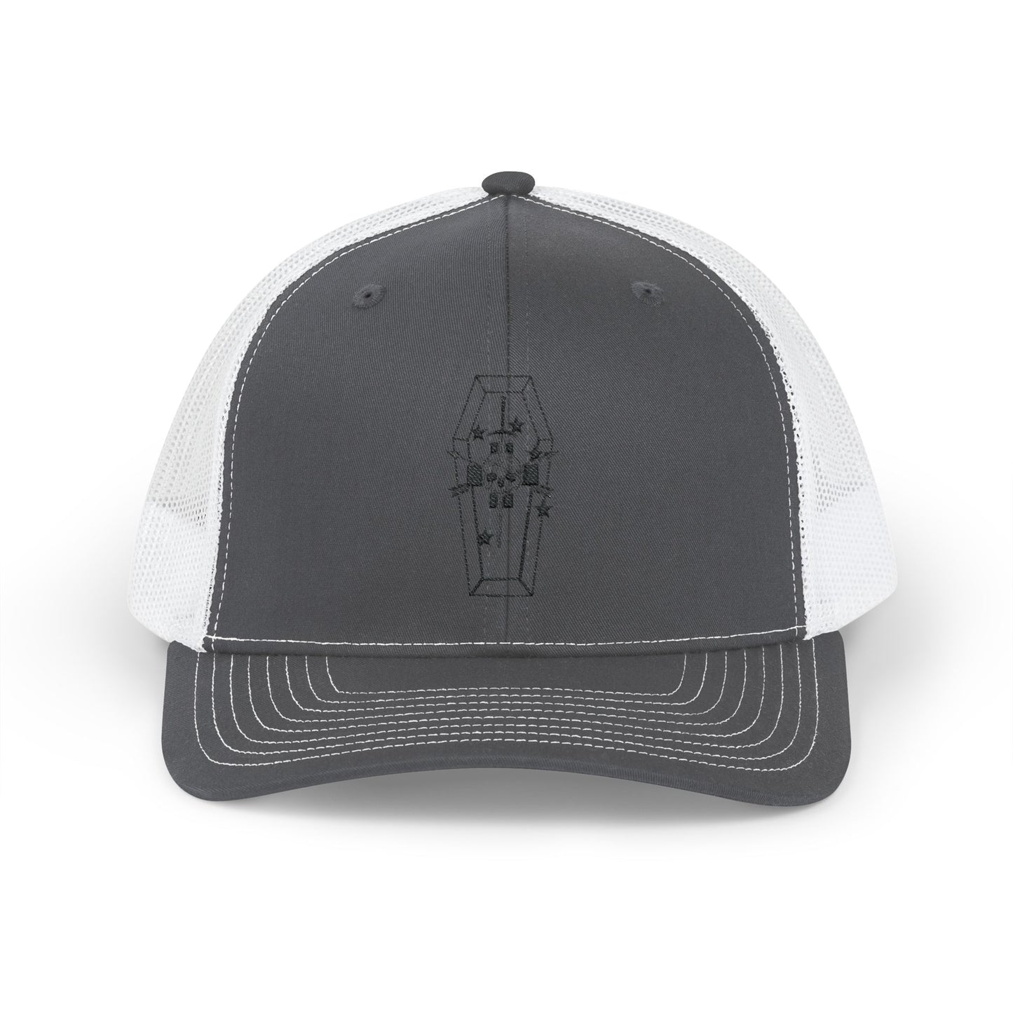 Whiskey Mike coffin Snapback Trucker Cap