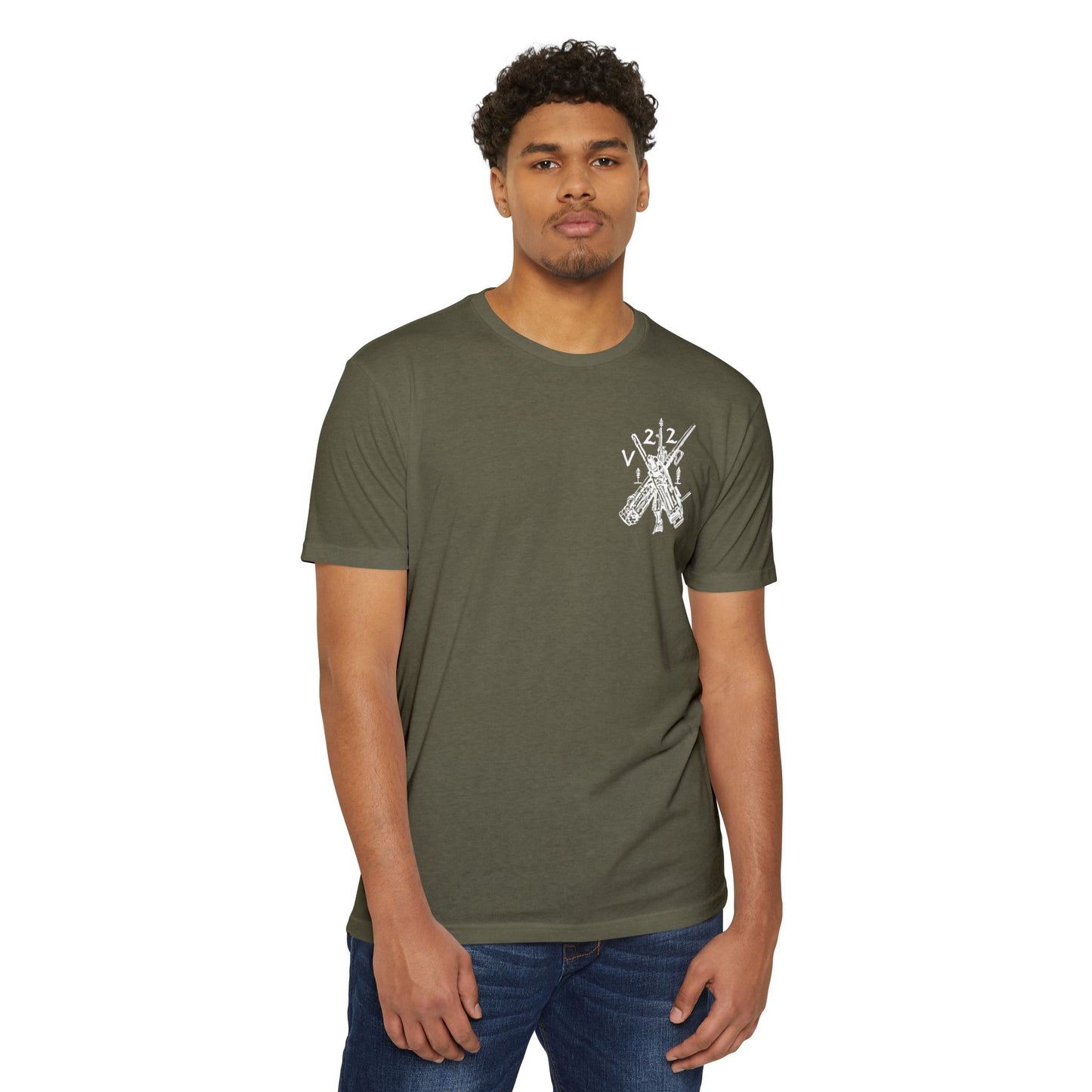 V22 heavy guns white shirt