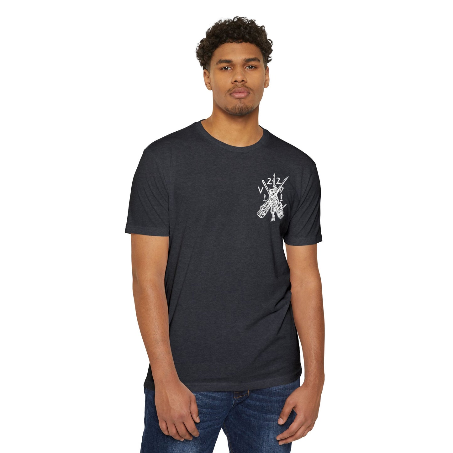 V22 heavy guns white shirt