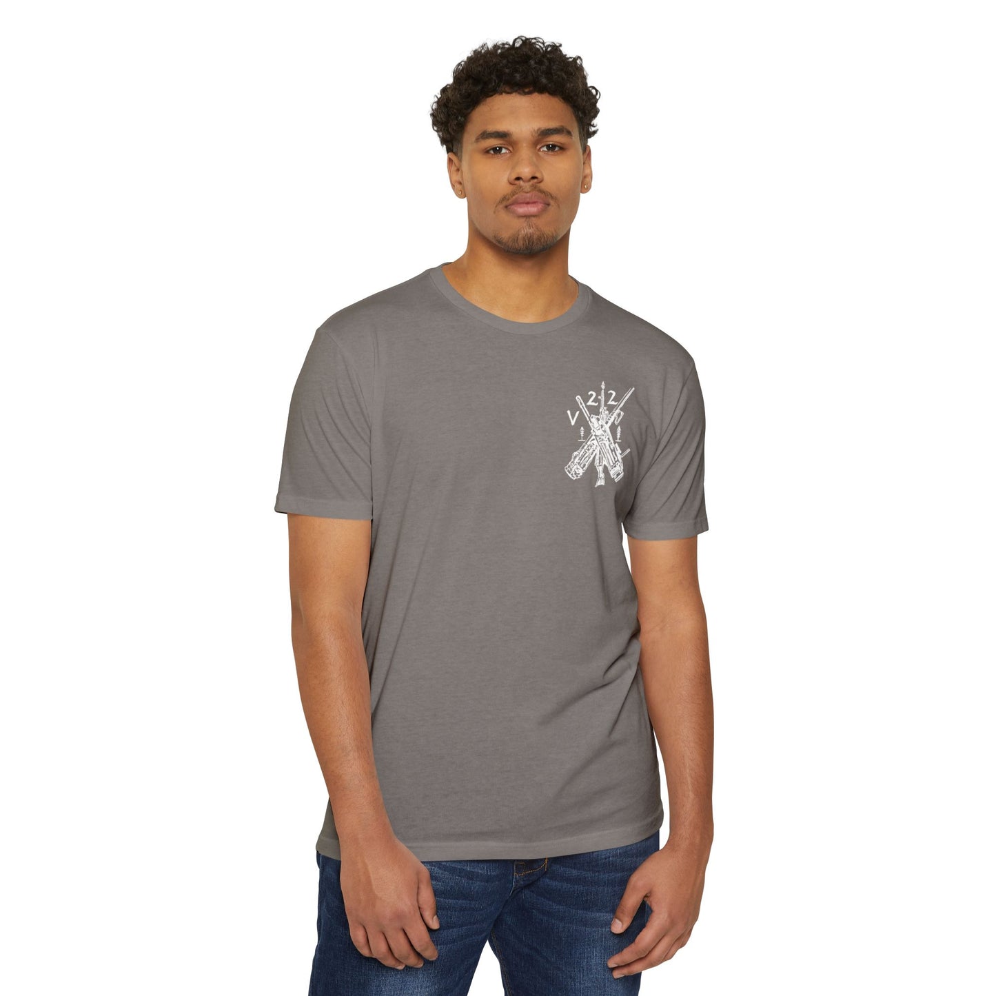 V22 heavy guns white shirt