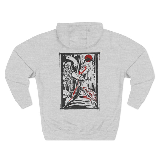 “HILL BILLY MEDICINE” Three-Panel Fleece Hoodie