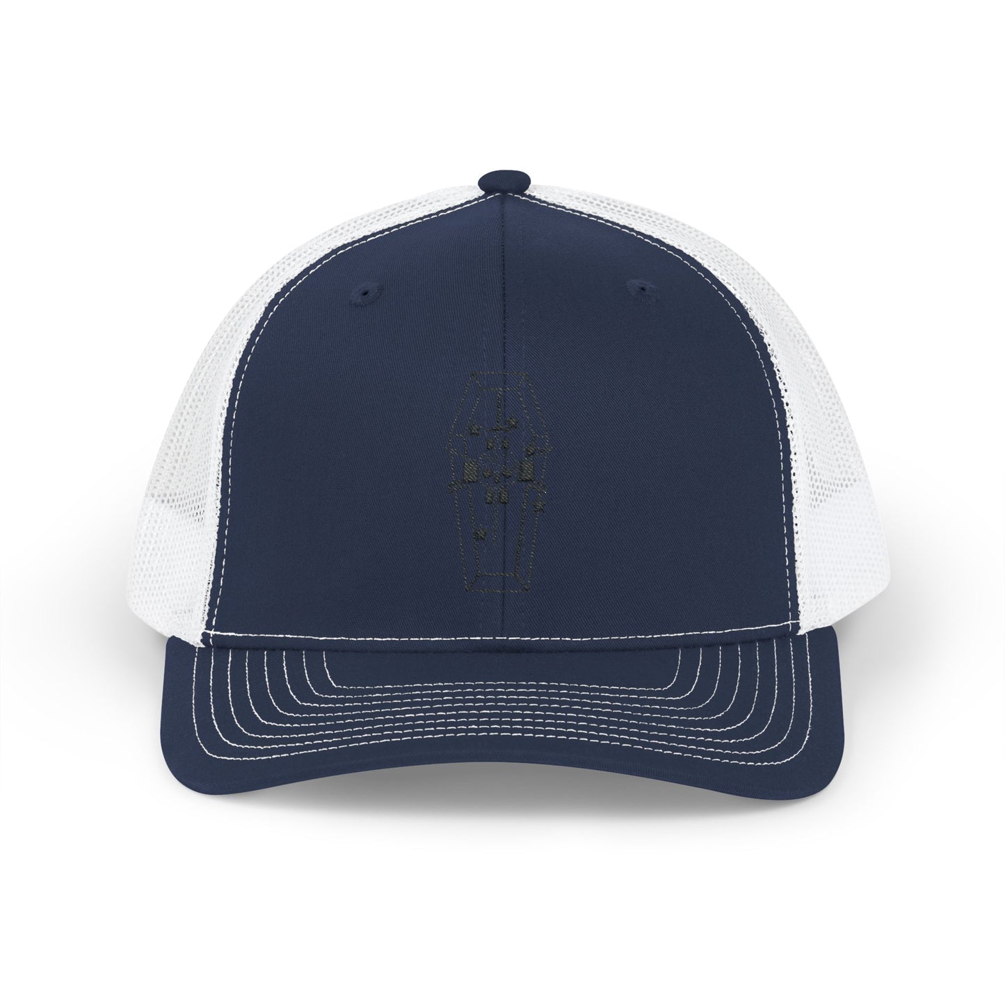 Whiskey Mike coffin Snapback Trucker Cap