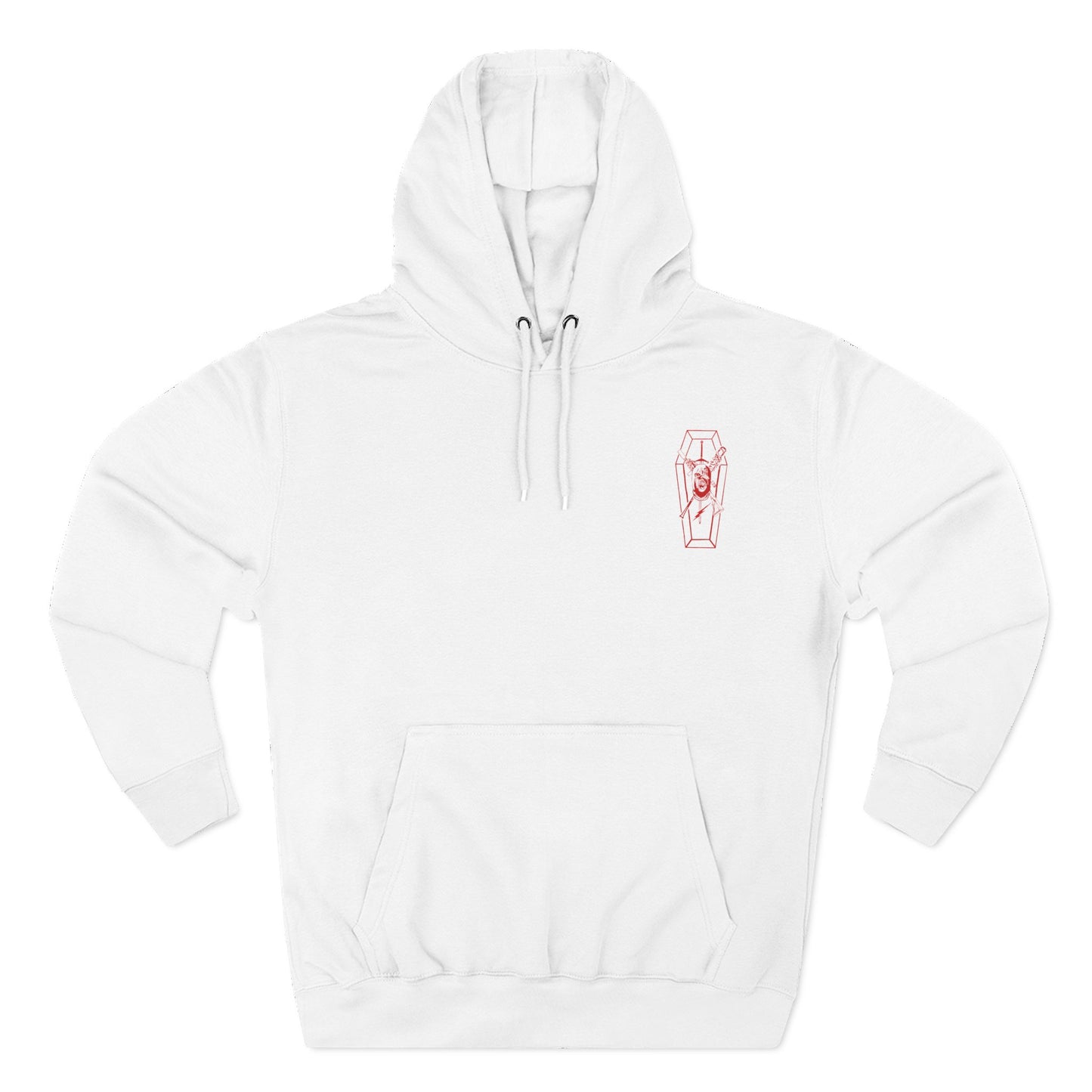 W-M HITMAN 1 Three-Panel Fleece Hoodie COFFIN