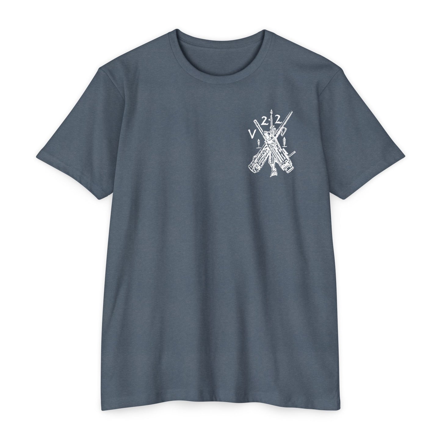 V22 heavy guns white shirt