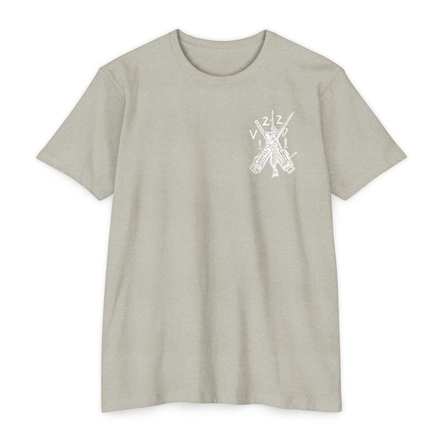 V22 heavy guns white shirt