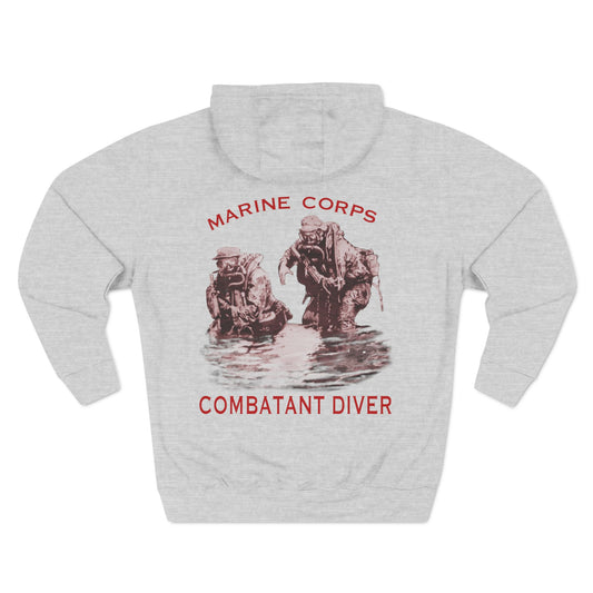 W-M VINTAGE MCD hoodie designThree-Panel Fleece Hoodie