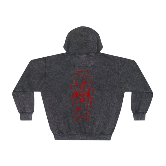 W-M “GRAVEROBBER COFFIN” Mineral hoodie