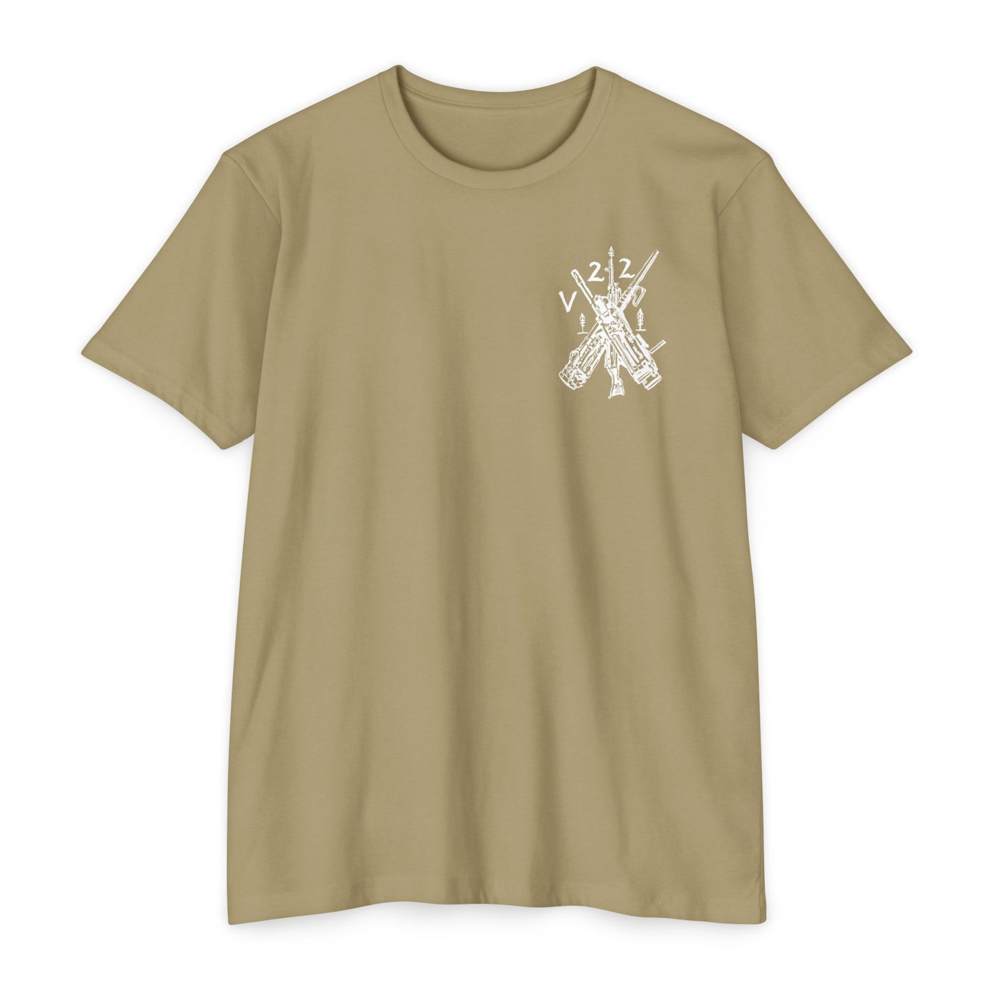 V22 heavy guns white shirt