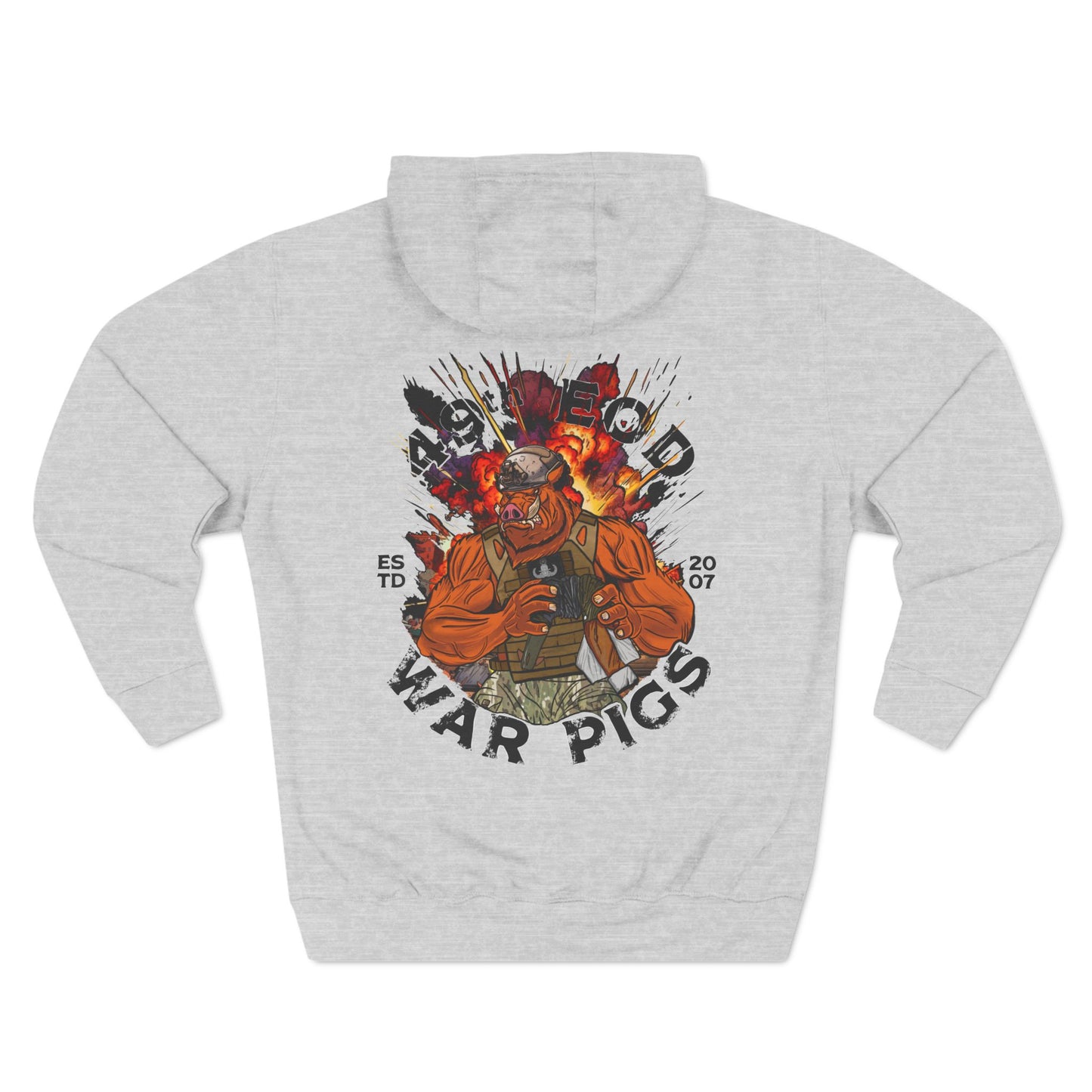 49th EOD WAR PIGS Panel Fleece Hoodie