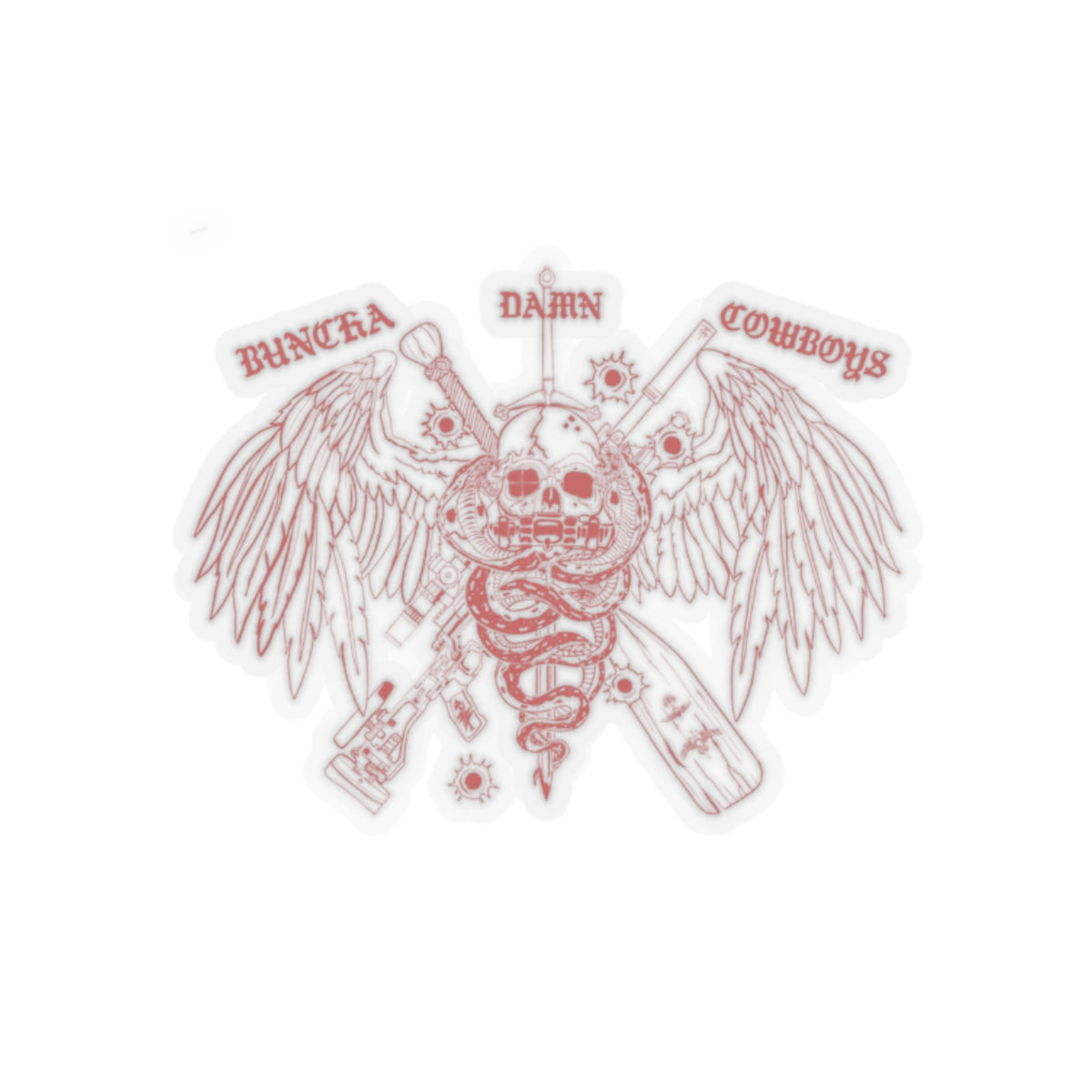 Copy of W-M “BDC” Kiss-Cut Stickers